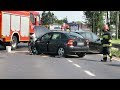 Zderzenie trzech aut w Turku na wylotówce do Przykony